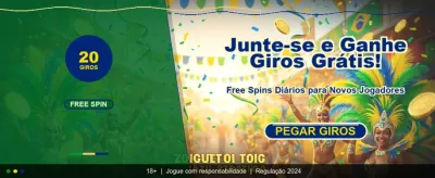 Sua sorte começa aqui hoje banner